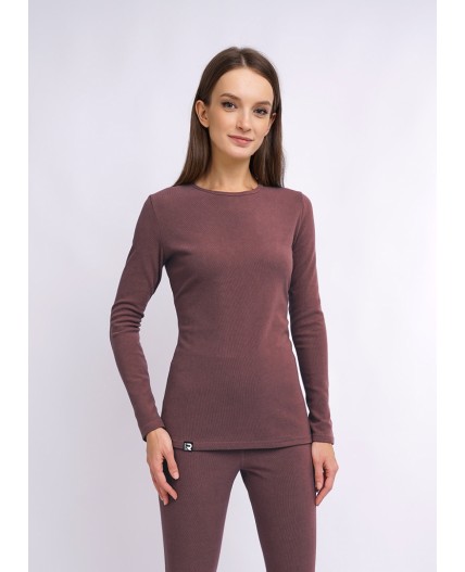 CLE LPK017к Комплект жен.ТЕРМО, т.бордовый/молочный