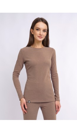 CLE LPK017к Комплект жен.ТЕРМО, коричневый/молочный