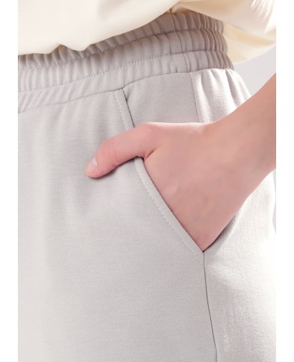 CLE LTR15-106/1 Брюки жен. Футер тёплый ОЗ25, серый