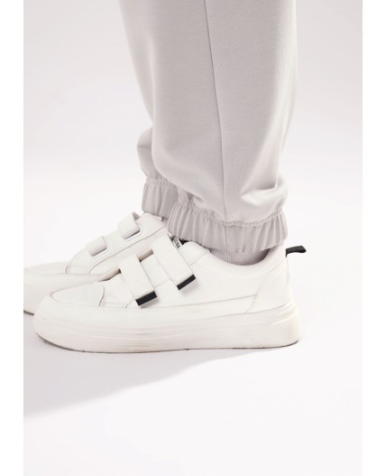 CLE LTR15-106/1 Брюки жен. Футер тёплый ОЗ25, серый