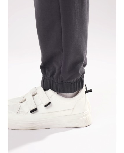 CLE LTR15-106/1 Брюки жен. Футер тёплый ОЗ25, т.серый