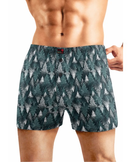 CLE MBX451241 Трусы муж., т.бирюзовый/белый