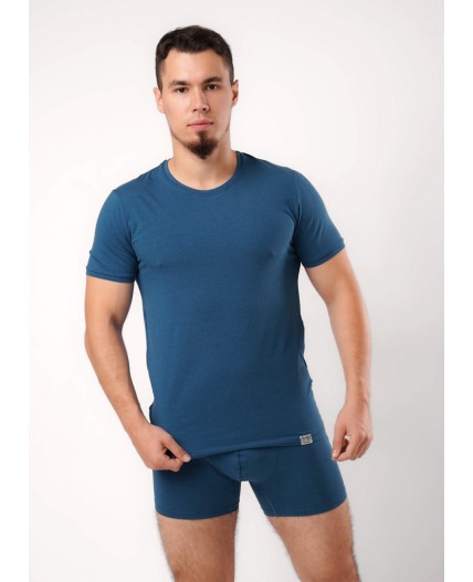 CLE MF608311 Фуфайка муж модал, т.синий