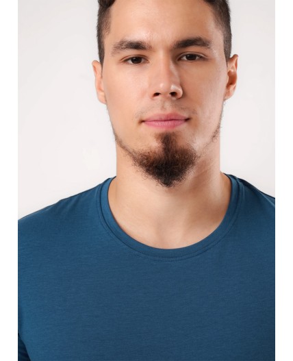 CLE MF608311 Фуфайка муж модал, т.синий