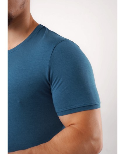 CLE MF608311 Фуфайка муж модал, т.синий