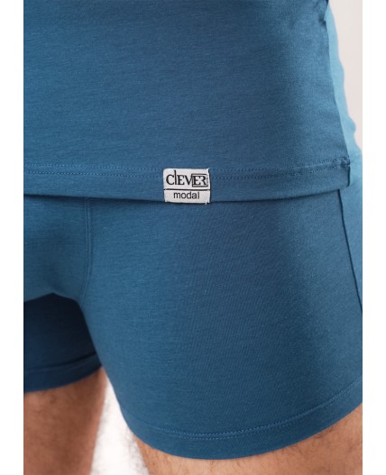 CLE MF608311 Фуфайка муж модал, т.синий