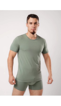 CLE MF608311 Фуфайка муж модал, зелёный