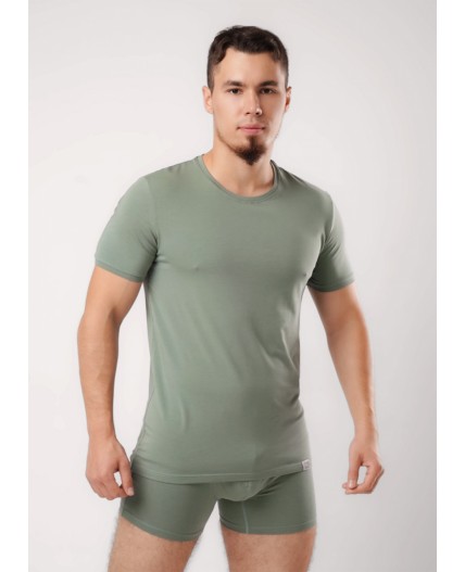 CLE MF608311 Фуфайка муж модал, зелёный