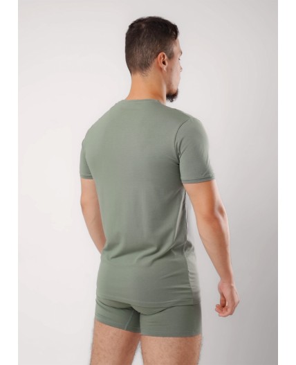 CLE MF608311 Фуфайка муж модал, зелёный