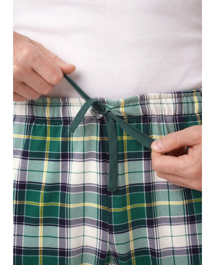 CLE MHP450781/3 Пижама муж., т.зелёный/молочный