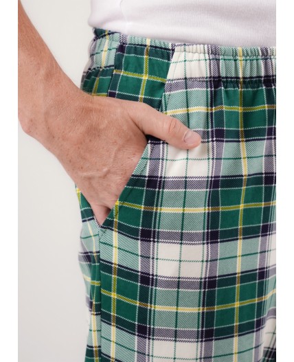 CLE MHP450781/3 Пижама муж., т.зелёный/молочный