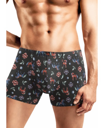 CLE MSH451341 Трусы муж., чёрный/джинсовый