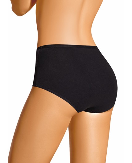 CLE U1191 Трусы жен. Кружево хлопок, чёрный