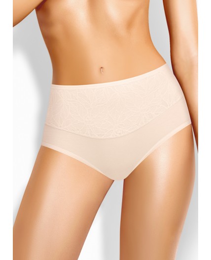 CLE U1191 Трусы жен. Кружево хлопок, св.бежевый