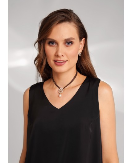 CLE Блузка жен. 153251/193атл, чёрный