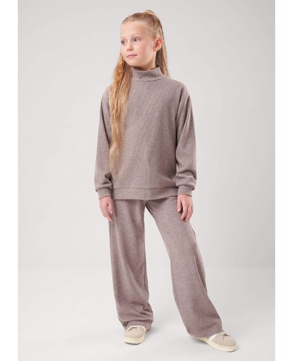 CLE Брюки дев. 757261/27рв, коричневый