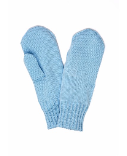 CLE Варежки жен. 444286ак флис, голубой