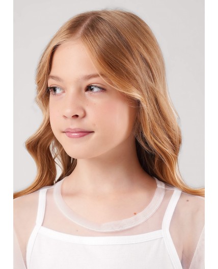 CLE Джемпер дев. 757242/26кд, белый