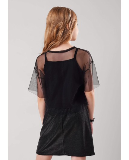 CLE Джемпер дев. 757242/26кд, чёрный