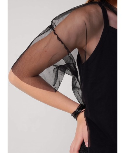 CLE Джемпер дев. 757242/26кд, чёрный