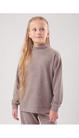 CLE Джемпер дев. 757262/27рв, коричневый