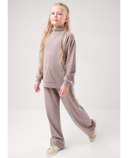 CLE Джемпер дев. 757262/27рв, коричневый