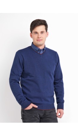 CLE Джемпер муж. 602806х, меланж т.синий