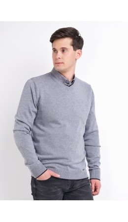 CLE Джемпер муж. 602806х, меланж серый