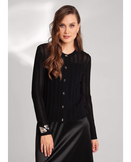 CLE Жакет жен. 154590/193вн, чёрный