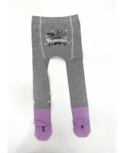 CLE Колготки дет.КД190 68-86 ясли дев, меланж серый