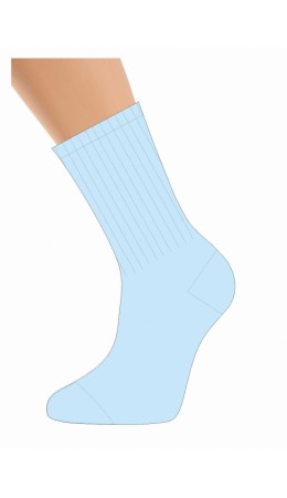 CLE Носки жен.Д679Ш шерсть акрил, голубой
