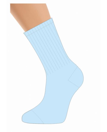 CLE Носки жен.Д679Ш шерсть акрил, голубой