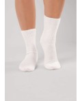 CLE Носки жен.Д685Т травка зима, молочный