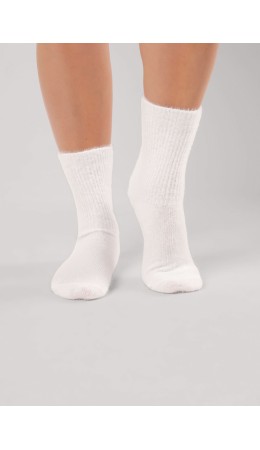 CLE Носки жен.Д685Т травка зима, молочный