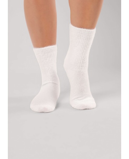 CLE Носки жен.Д685Т травка зима, молочный