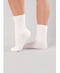 CLE Носки жен.Д685Т травка зима, молочный