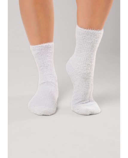 CLE Носки жен.Д685Т травка зима, св.серый