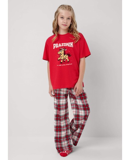 CLE Пижама дев. 759526/29кд_п, красный