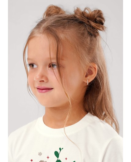 CLE Пижама дев. 759552/29кд_п, молочный