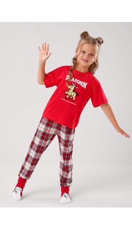 CLE Пижама дев. 759553/29кд_п, красный