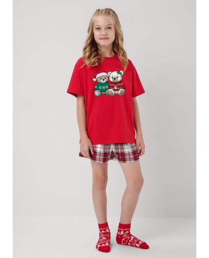 CLE Пижама дев. 759555/29кд_п, красный