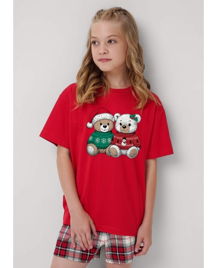 CLE Пижама дев. 759555/29кд_п, красный