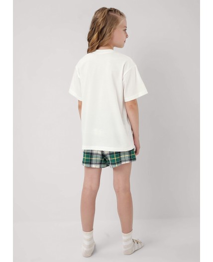 CLE Пижама дев. 759555/29кд_п, молочный