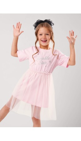 CLE Платье дев. 757255/26кд_п, св.розовый