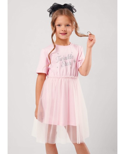 CLE Платье дев. 757255/26кд_п, св.розовый