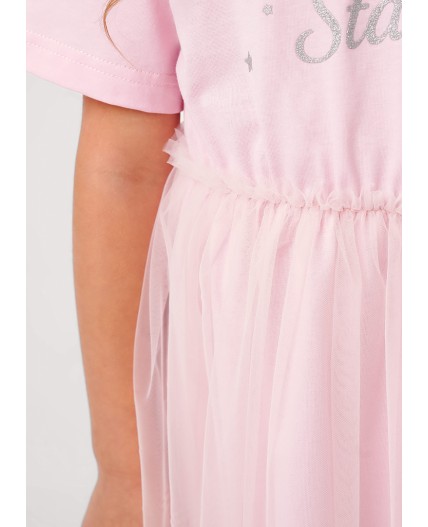 CLE Платье дев. 757255/26кд_п, св.розовый