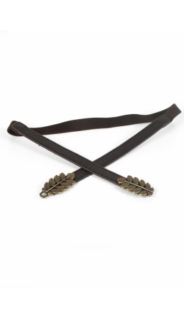 CLE Ремень жен.9066 (42-46р), т.коричневый