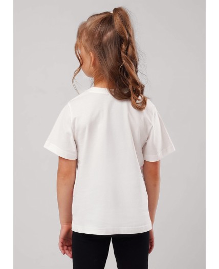CLE Футболка дев. 756748кд_п1, молочный