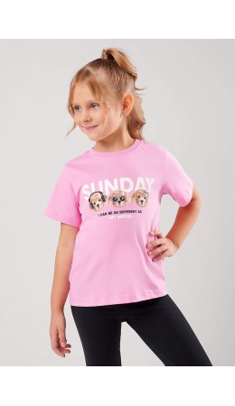 CLE Футболка дев. 756748кд_п1, розовый