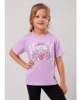 CLE Футболка дев. 756748кд_п1, св.фиолетовый